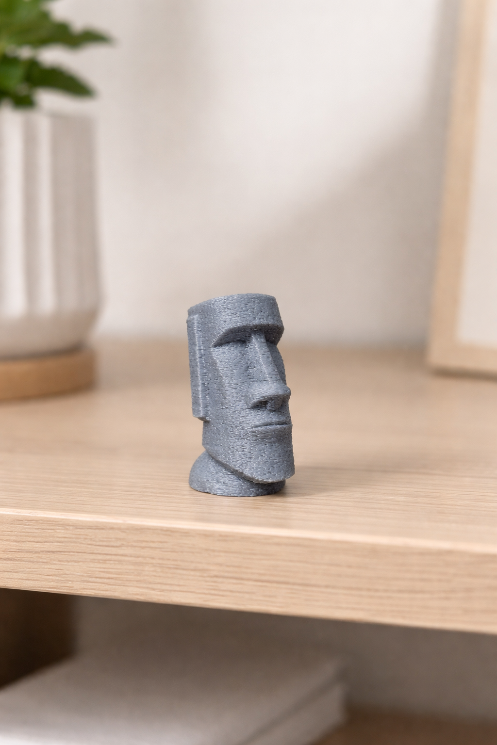 Moai Chad Stone Statue